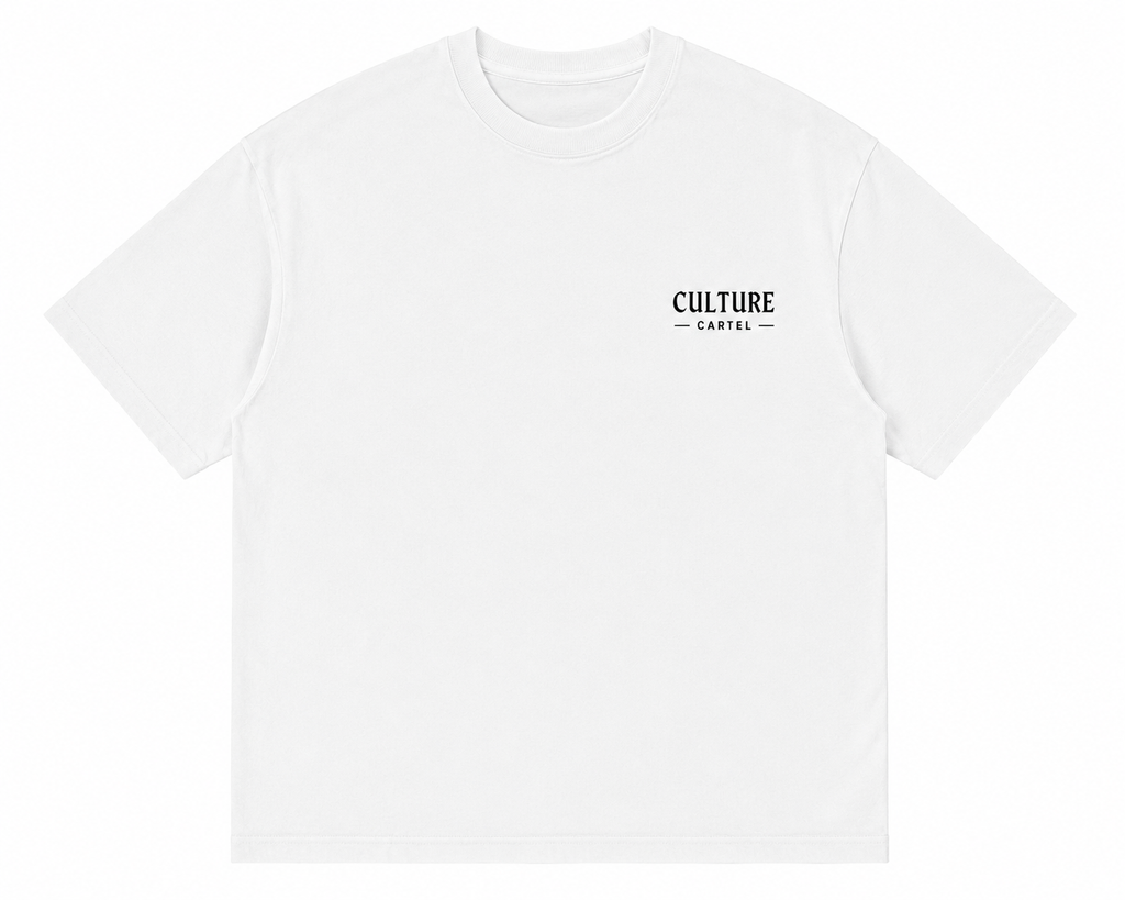 White Signature Tee Culture Cartel