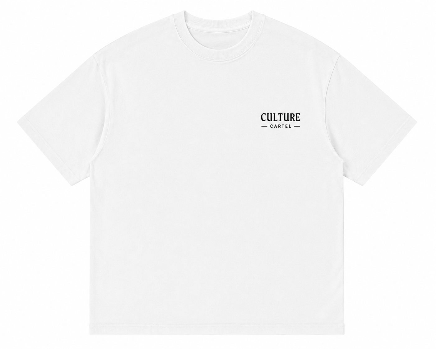 White Signature Tee Culture Cartel