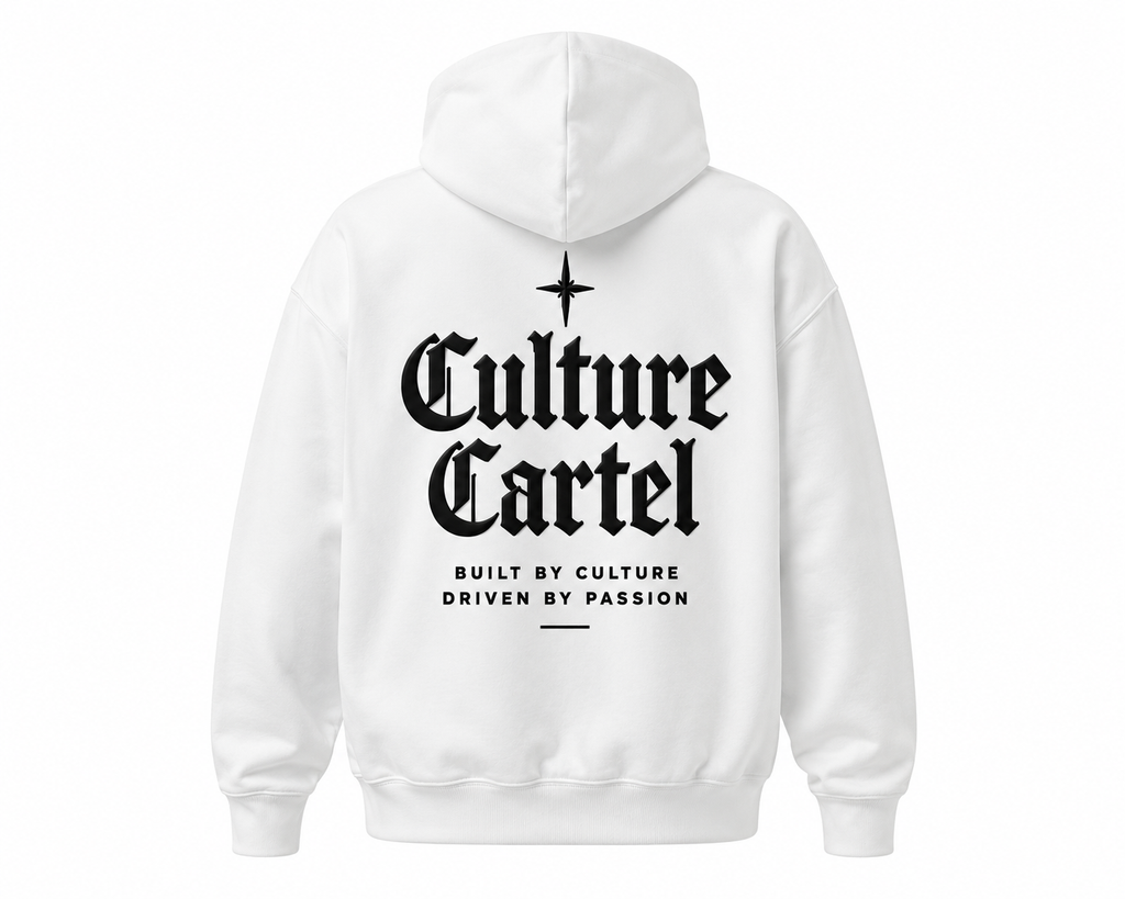 White Signature  Hoodie  Culture Cartel