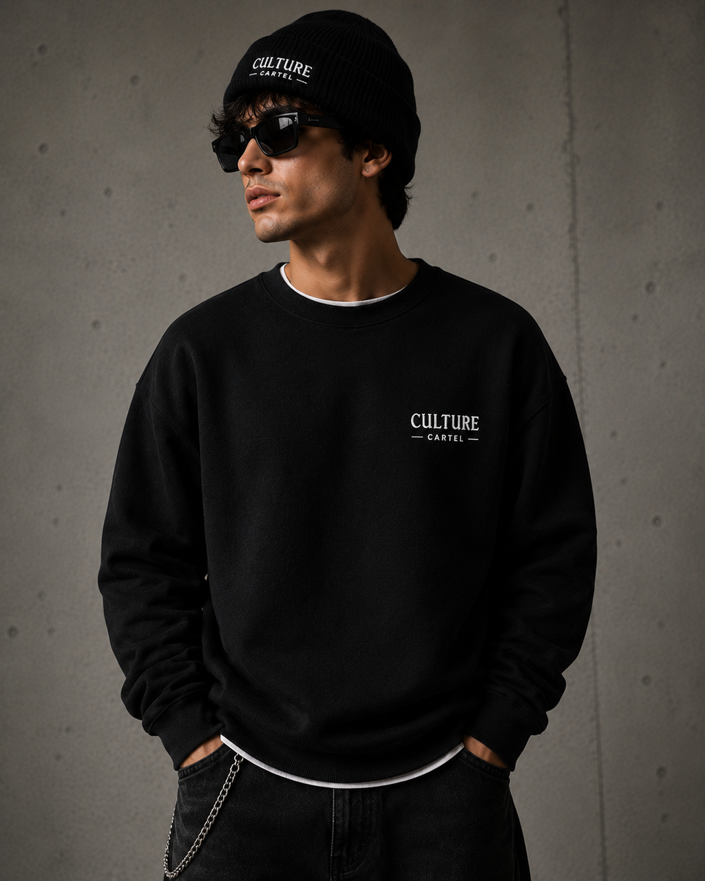 Black Signature  Sweater  Culture Cartel