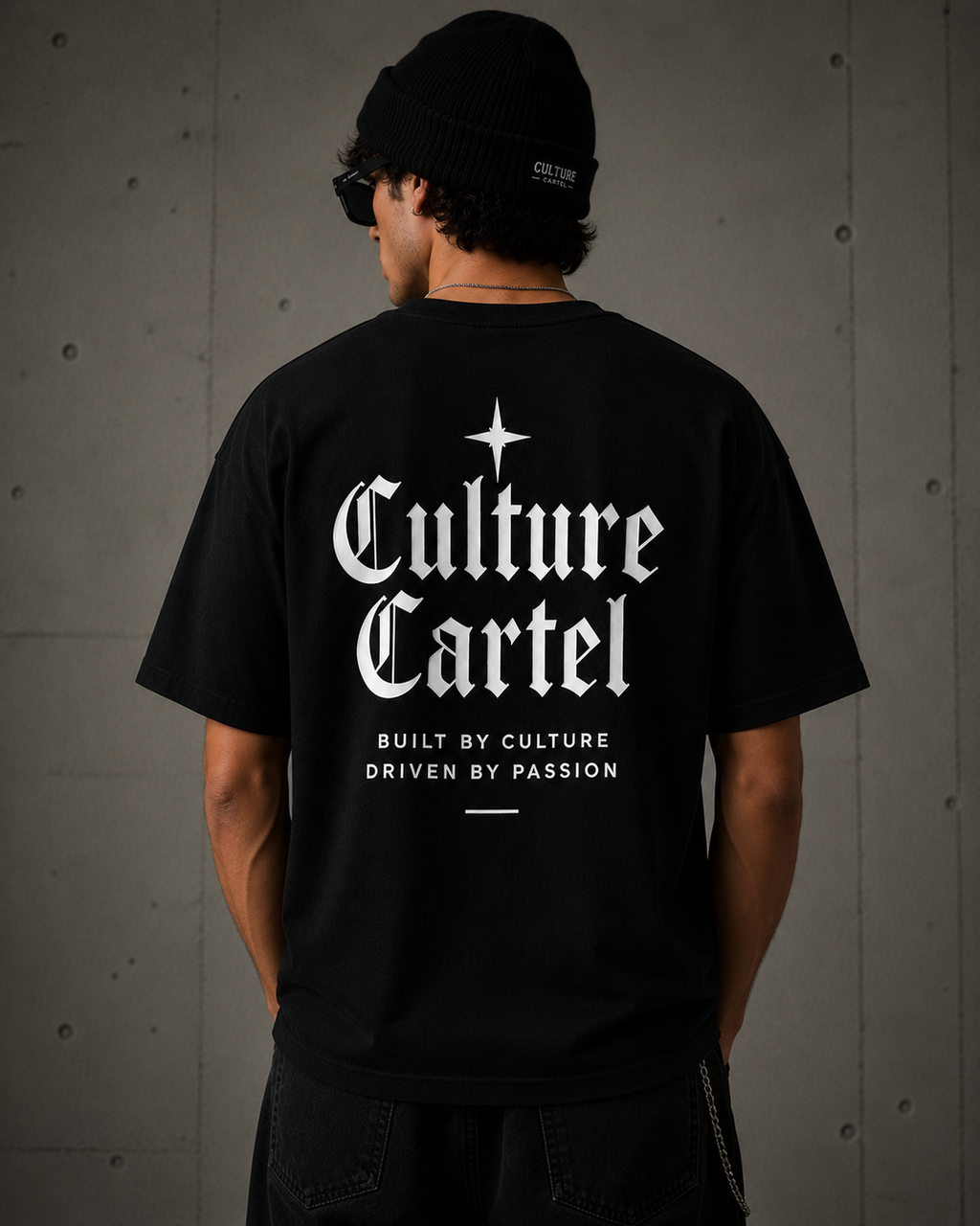 Black signature Tee Culture Cartel