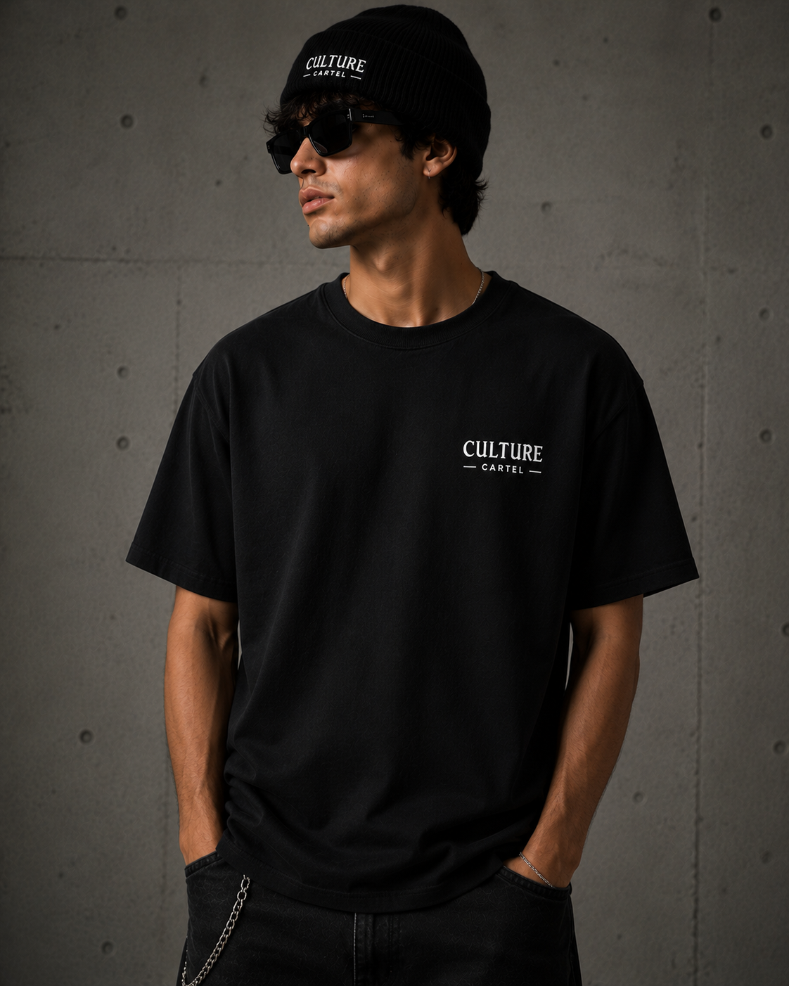 Black signature Tee Culture Cartel