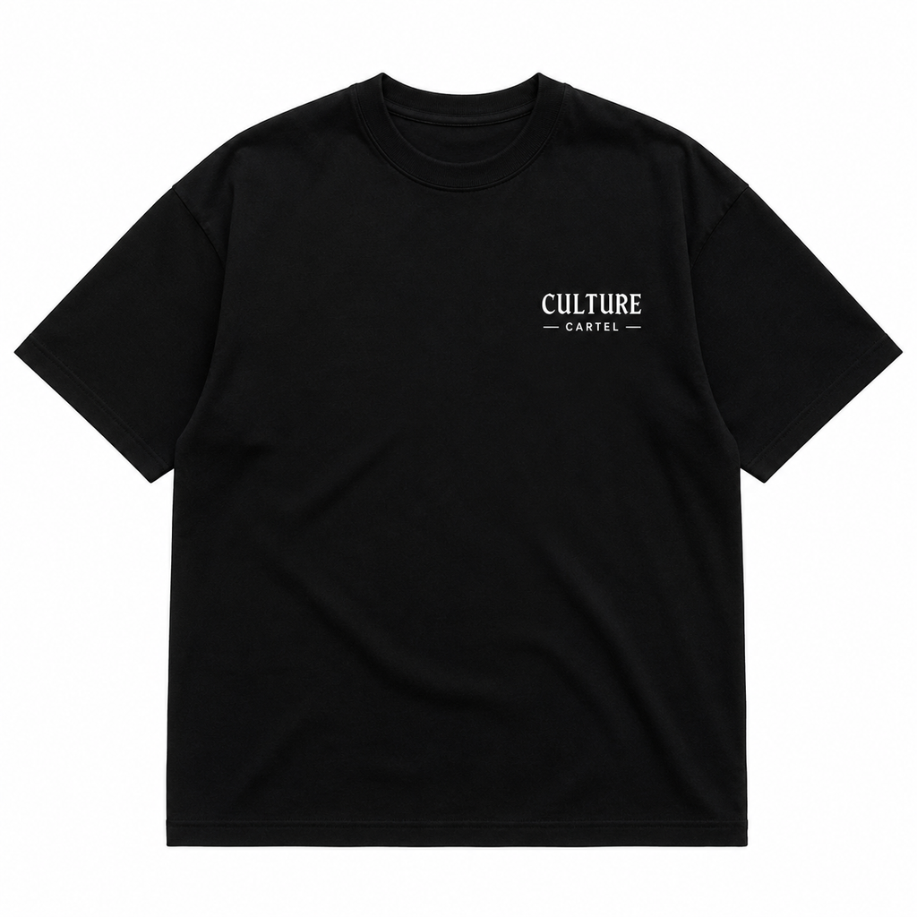 Black signature Tee Culture Cartel
