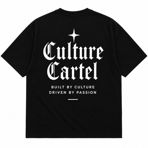 Black signature Tee Culture Cartel