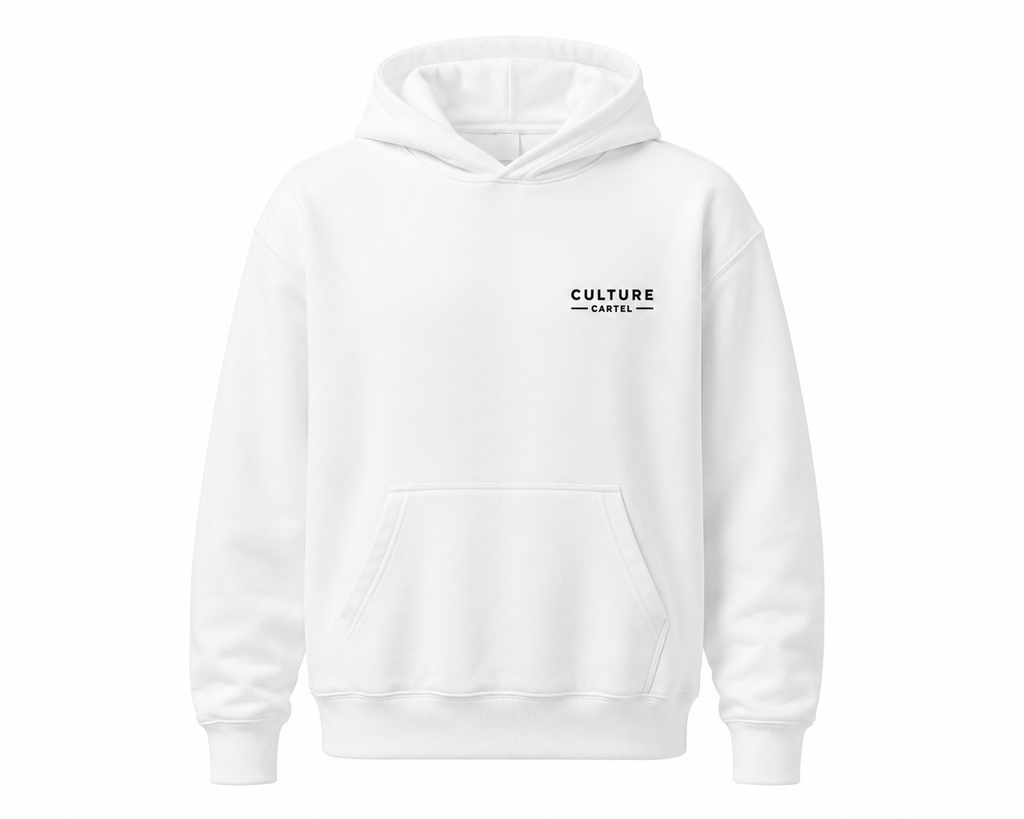 White Signature  Hoodie  Culture Cartel