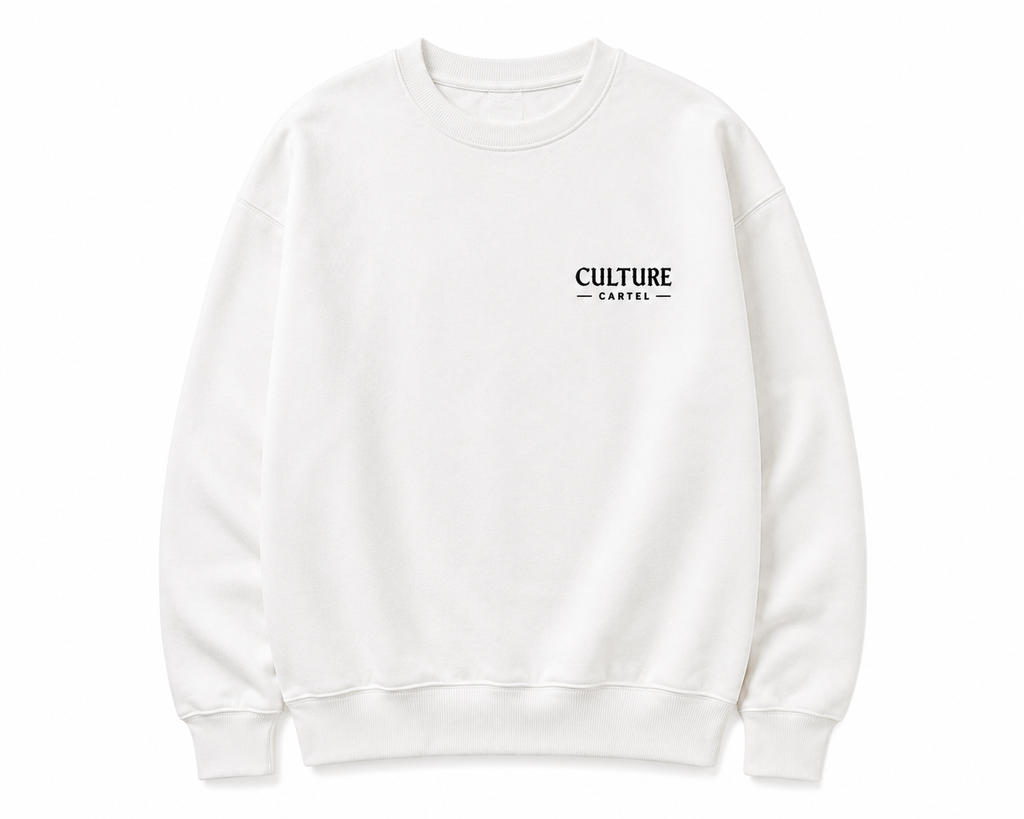 White Signature  Sweater  Culture Cartel